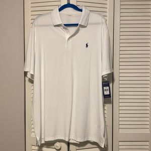 COPY - NWT Ralph Lauren White Performance Polo